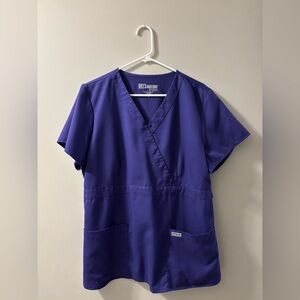 Grey's Anatomy Purple Women's Scrub Set